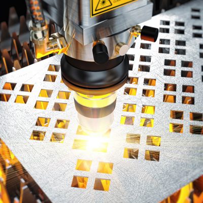 fiber laser cutting metal