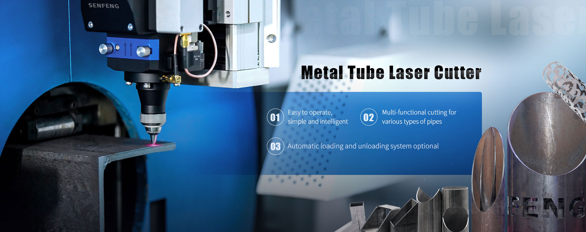 SENFENG Fiber Laser Tube Cutters